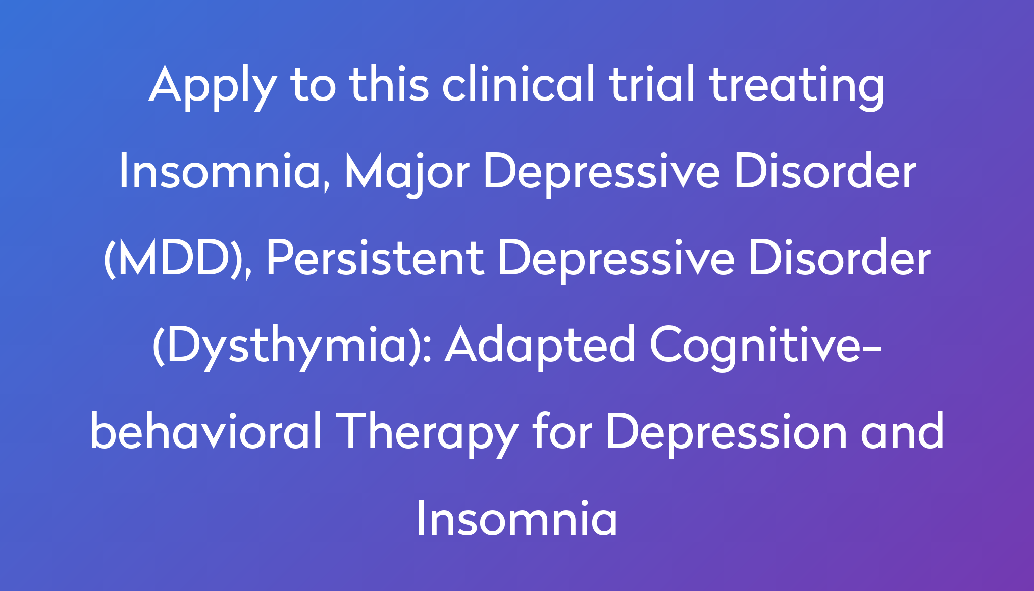 adapted-cognitive-behavioral-therapy-for-depression-and-insomnia